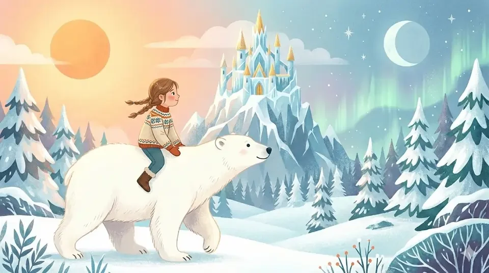 Østenfor sol og vestenfor måne (Kvitebjørn kong Valemon)🐻‍❄️ tekst og sammendrag