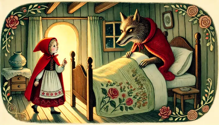 Eventyret om Rødhette og Ulven 👧🏻🐺