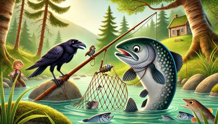 Fisken og ravnen: En elv full av hemmeligheter