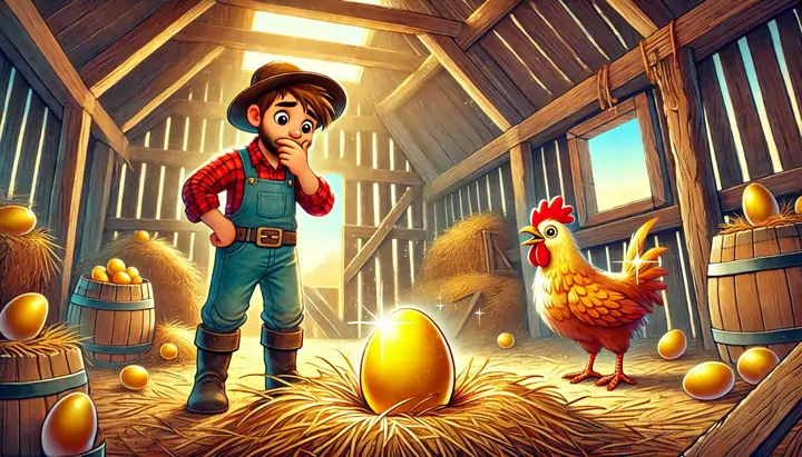 Høna som la gylne egg