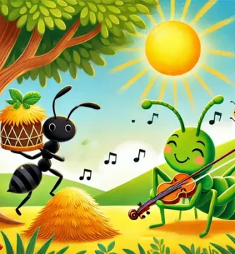 Gresshoppen og mauren