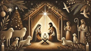 juleevangeliet-fødselsscenen