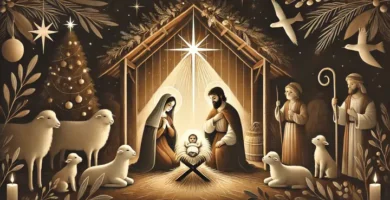 juleevangeliet-fødselsscenen