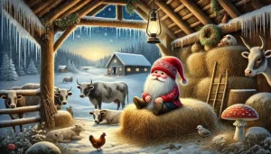 nissen-pa-laven-nisse-i-laven