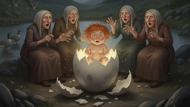 Mumle Gåsegg klekkes ut av egget