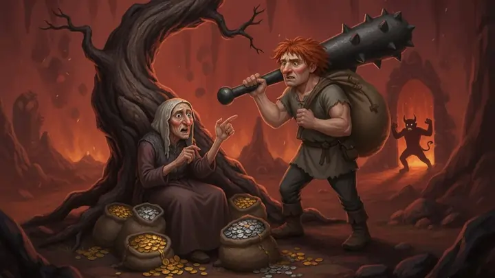 Mumle Gåsegg krever landskylden fra Gamle-Eriks mor
