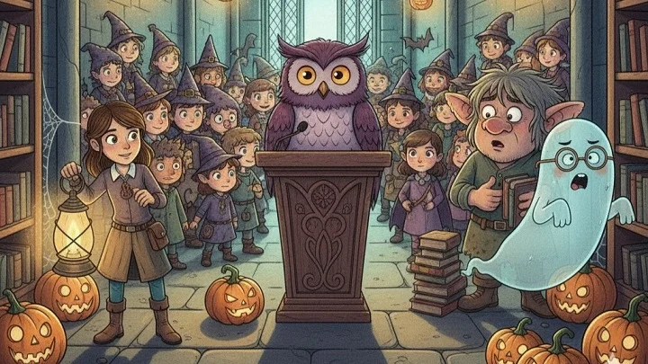 Rektor Myra Innleder Halloween