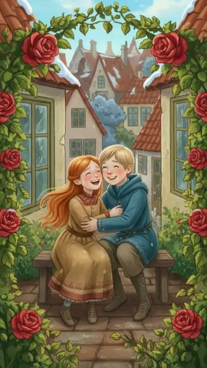 Kai og Gerda i rosehagen