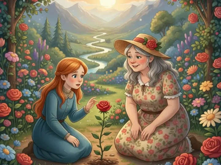 Gerdas møte med den gamle kvinnen