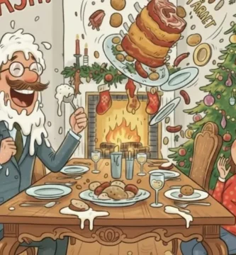 Julebordet som falt i gulvet