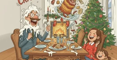 Julebordet som falt i gulvet