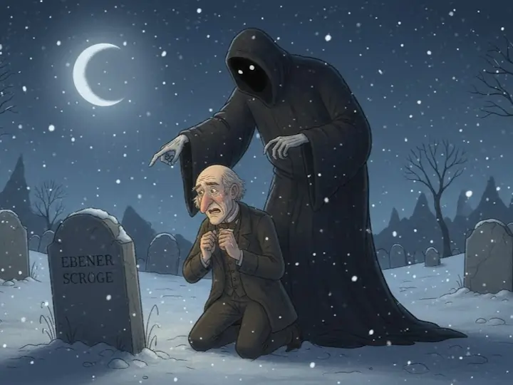 Scrooges Gravstein