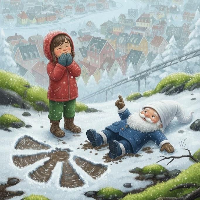 Snøengelen som forsvant