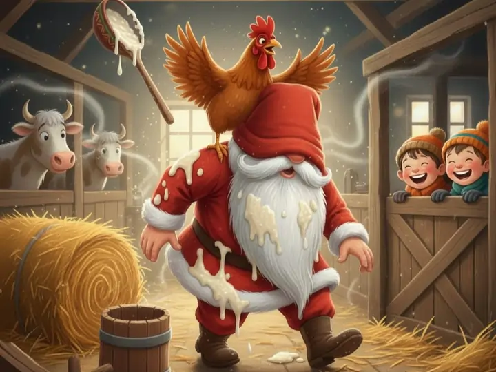 Klara Høne Julegrøt Kaos