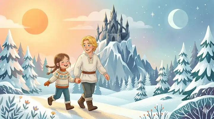 Lykkelig slutt for paret fra eventyr østenfor sol