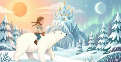 Reisen mot slottet med hvit bjørn eventyr