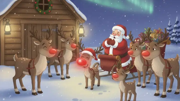 rudolf julenissen reinsdyr