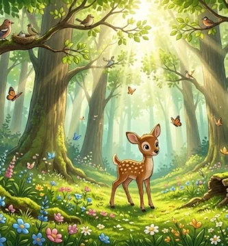 ung-bambi-i-skogen